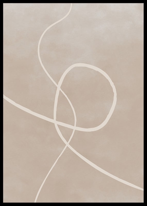 Abstrakta ljusa linjer mot sandfärgad bakgrund, minimalistisk stil-12