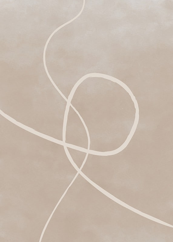 Abstrakta ljusa linjer mot sandfärgad bakgrund, minimalistisk stil-12