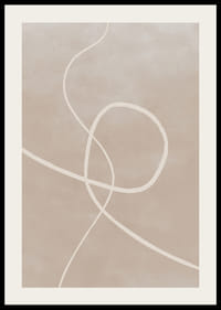 Abstraktit kirkkaat viivat hiekanväristä taustaa vasten, minimalistinen tyyli-2