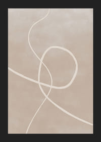 Abstraktit kirkkaat viivat hiekanväristä taustaa vasten, minimalistinen tyyli-5