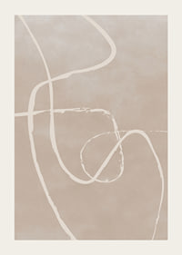 Abstract bright lines against beige sand colored background-3
