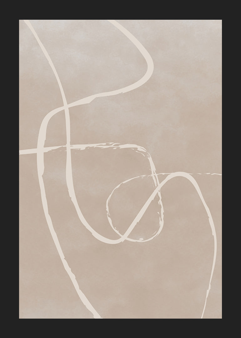 Abstract bright lines against beige sand colored background-12