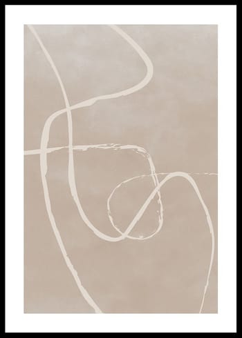 Poster Line Art Inverted No1