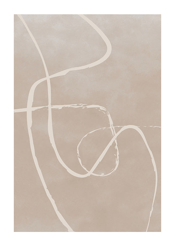 Plakāts Line Art Inverted No1