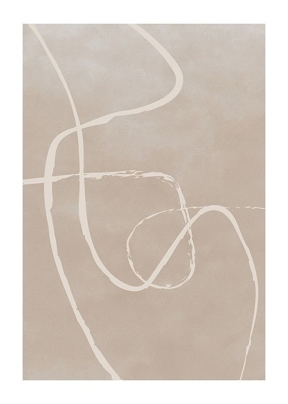 Poster Line Art Inverted No1
