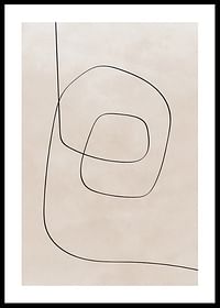 Line Art Abstract Shapes No1-0