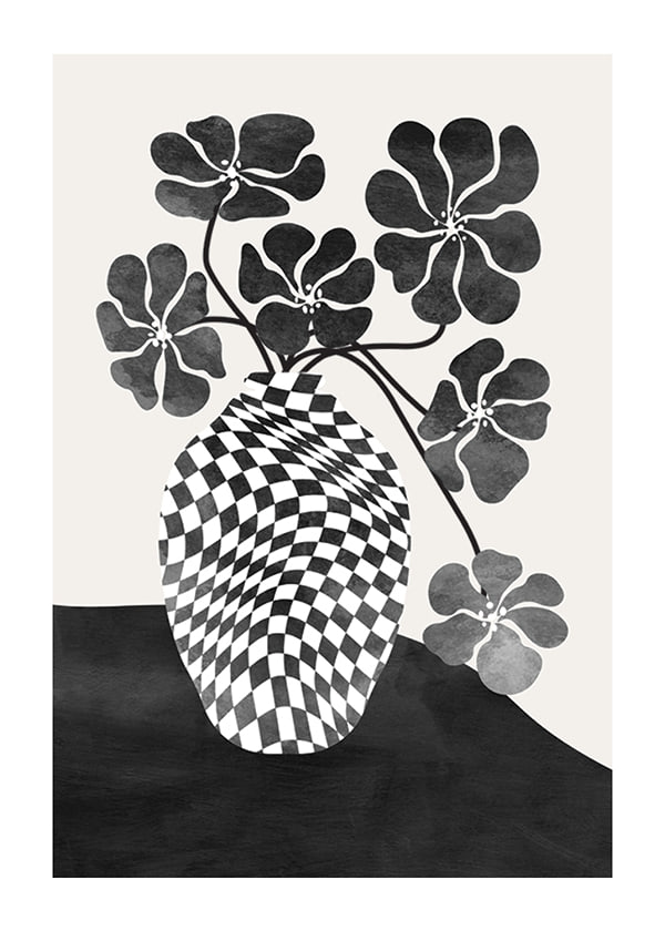 Plakāts Checkered Vase