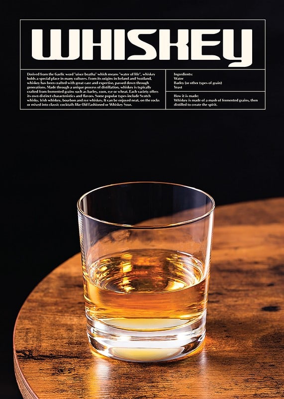 Plakāts This Is Whiskey Neat