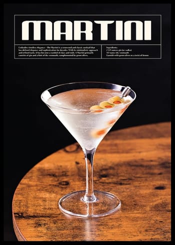 Poster This Is Martini Cocktail No3