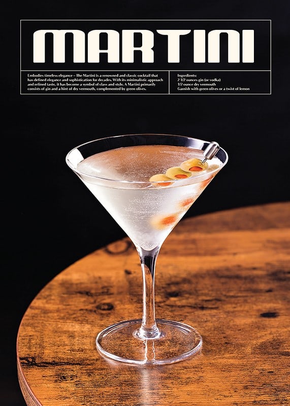 Plakāts This Is Martini Cocktail No3