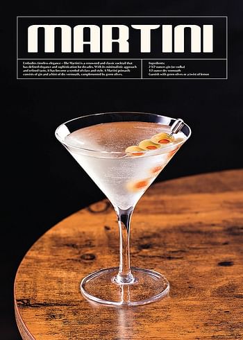 Poster This Is Martini Cocktail No3