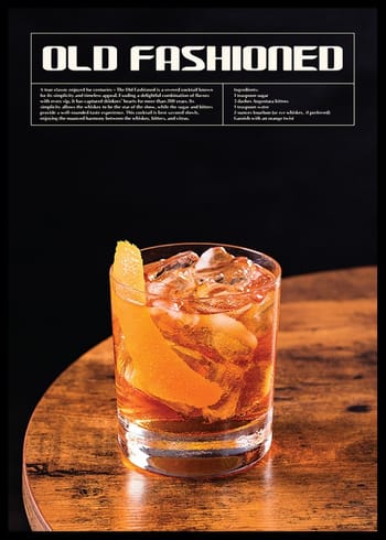 Poster This Is Old Fashioned Cocktail