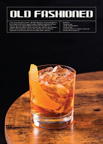 Poster This Is Old Fashioned Cocktail
