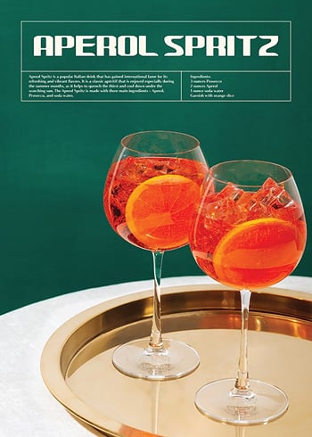 Affiche This Is Aperol Spritz Cocktail