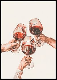 Wine Toast Among Friends-2