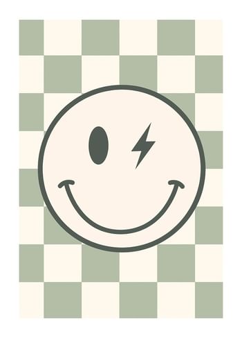 Affiche Green Smiley Flash