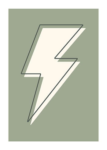 Poster Flash In Green