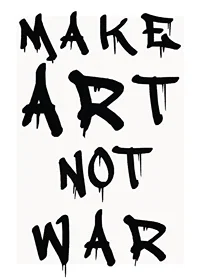 Text i svart graffiti-stil med rinnande färg på vit bakgrund-1