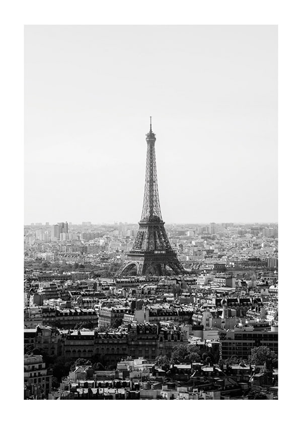 Plakāts La Torre Eiffel De Paris B&W