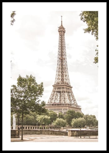 Poster The Eiffel Tower Paris France