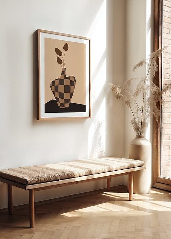 Checkered Vintage Vase No2-12