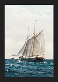 Marine Med Sejlskib Og Dampskib By Benjamin Olsen-7