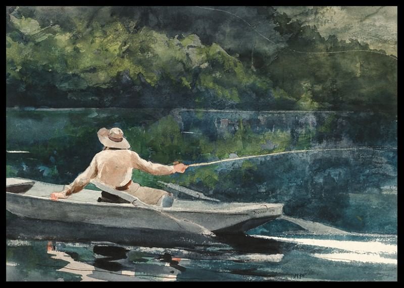 Casting Number Two By Winslow Homer-12