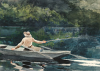 Casting Number Two By Winslow Homer-9