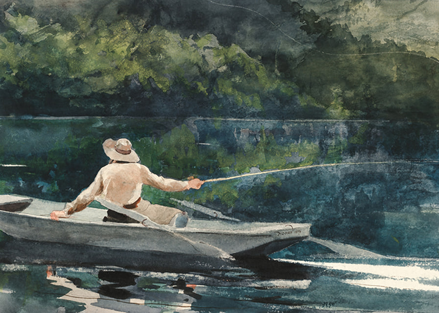 Casting Number Two By Winslow Homer-12
