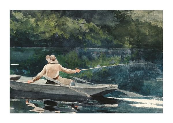 Plagát Casting Number Two By Winslow Homer