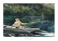 Casting Number Two By Winslow Homer-1