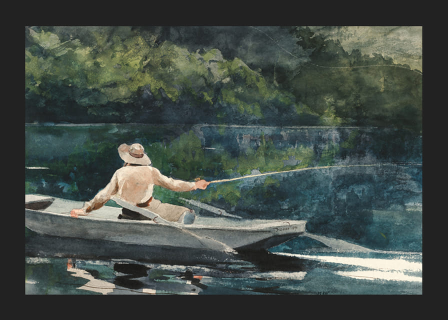 Casting Number Two By Winslow Homer-12