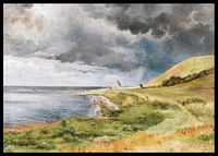 Dansk Kystlandskab I Bygevejr By Carl Frederik Aagaard-2