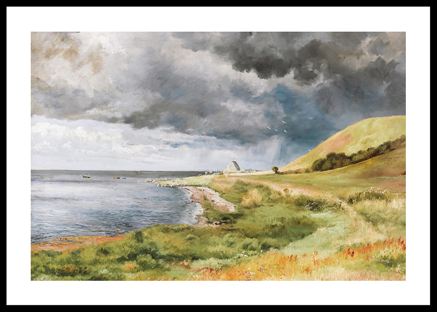 Dansk Kystlandskab I Bygevejr By Carl Frederik Aagaard-12