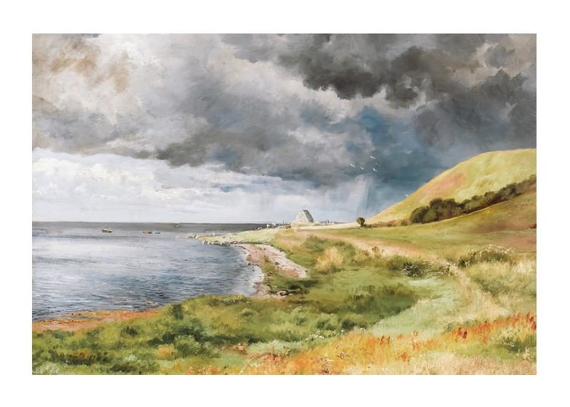 Dansk Kystlandskab I Bygevejr By Carl Frederik Aagaard-12