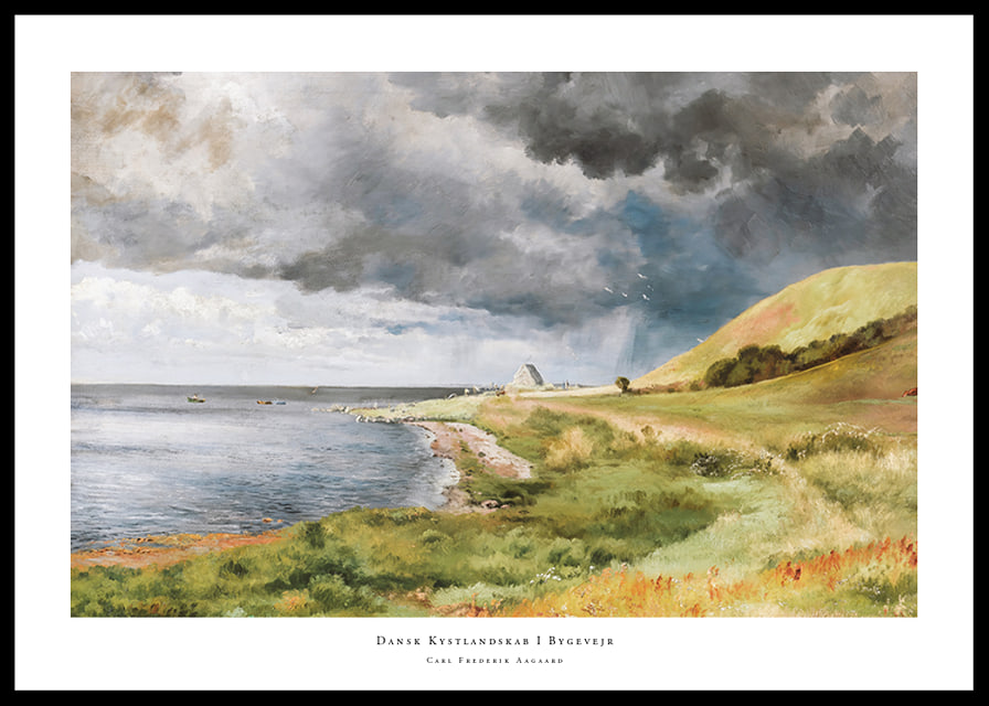 Dansk Kystlandskab I Bygevejr By Carl Frederik Aagaard-12
