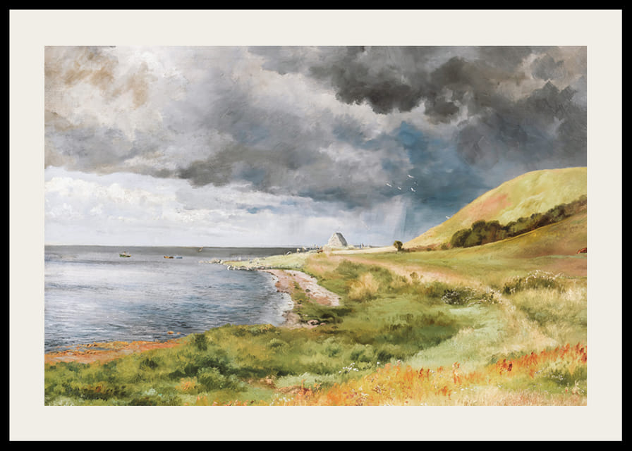 Dansk Kystlandskab I Bygevejr By Carl Frederik Aagaard-12