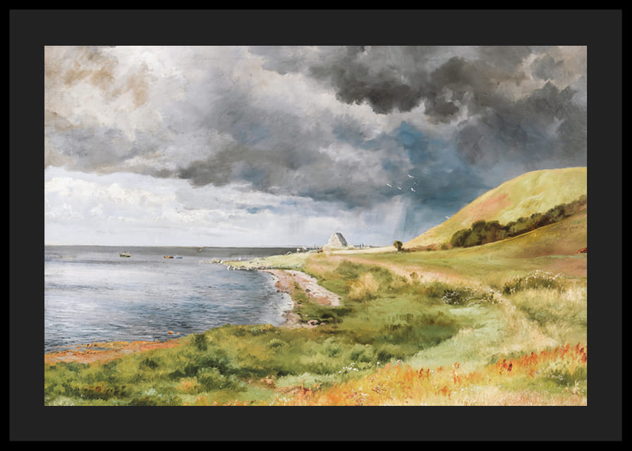 Dansk Kystlandskab I Bygevejr By Carl Frederik Aagaard-12