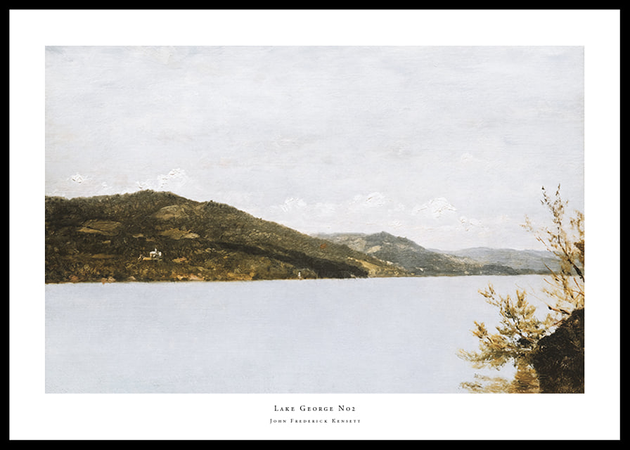 Lake George No2 By John Frederick Kensett-12