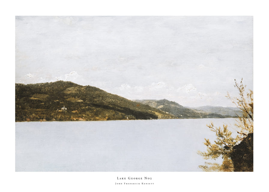Lake George No2 By John Frederick Kensett-12