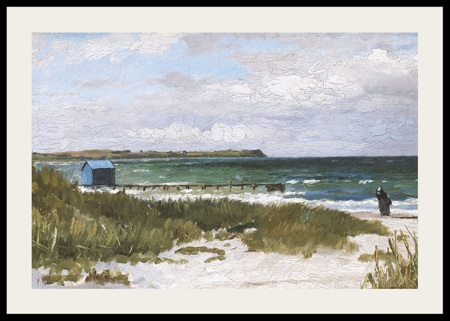 Kystlandskab Hornbæk By Carl Locher-12