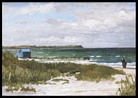 Kystlandskab Hornbæk By Carl Locher-2