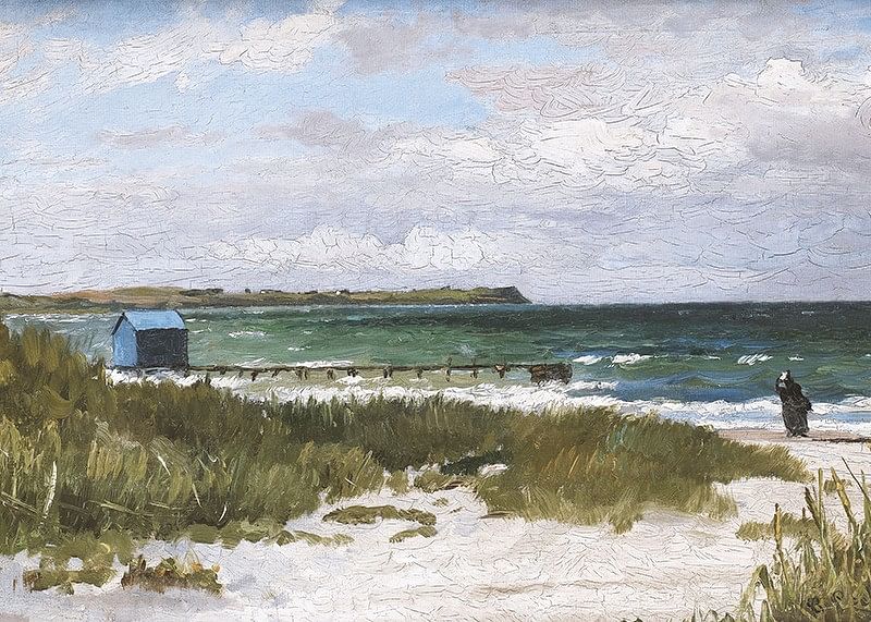 Kystlandskab Hornbæk By Carl Locher-12
