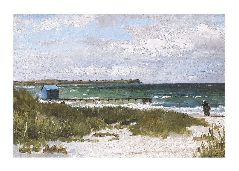 Kystlandskab Hornbæk By Carl Locher-12