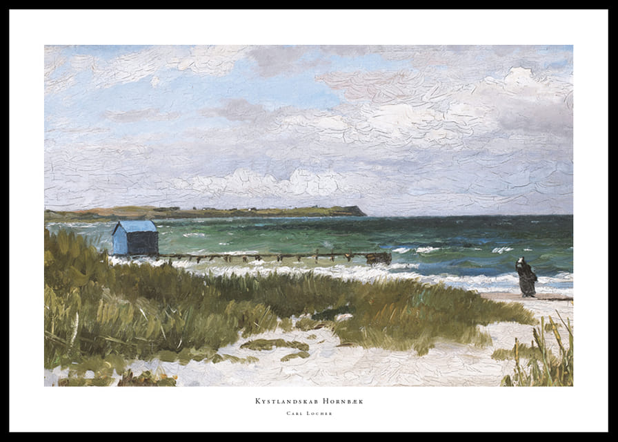 Kystlandskab Hornbæk By Carl Locher-12