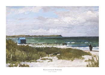 Poster Kystlandskab Hornbæk By Carl Locher