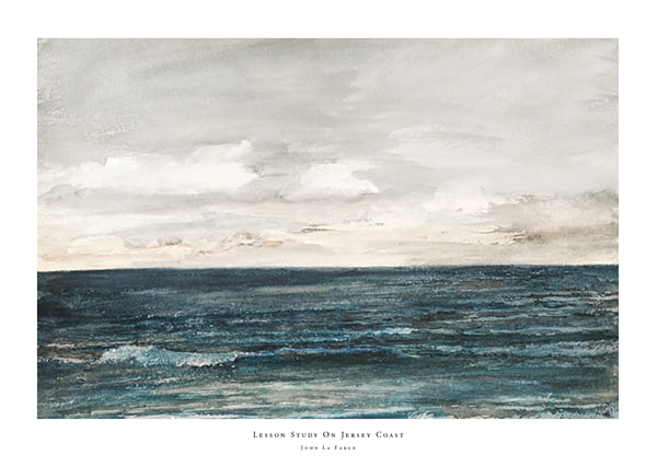 Plakāts Lesson Study On Jersey Coast By John La Farge