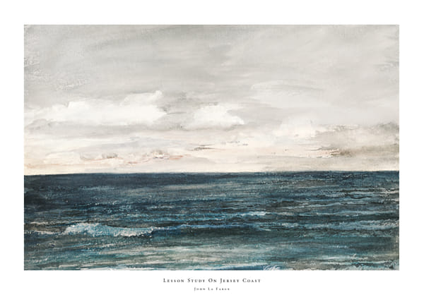 Plakatas Lesson Study On Jersey Coast By John La Farge