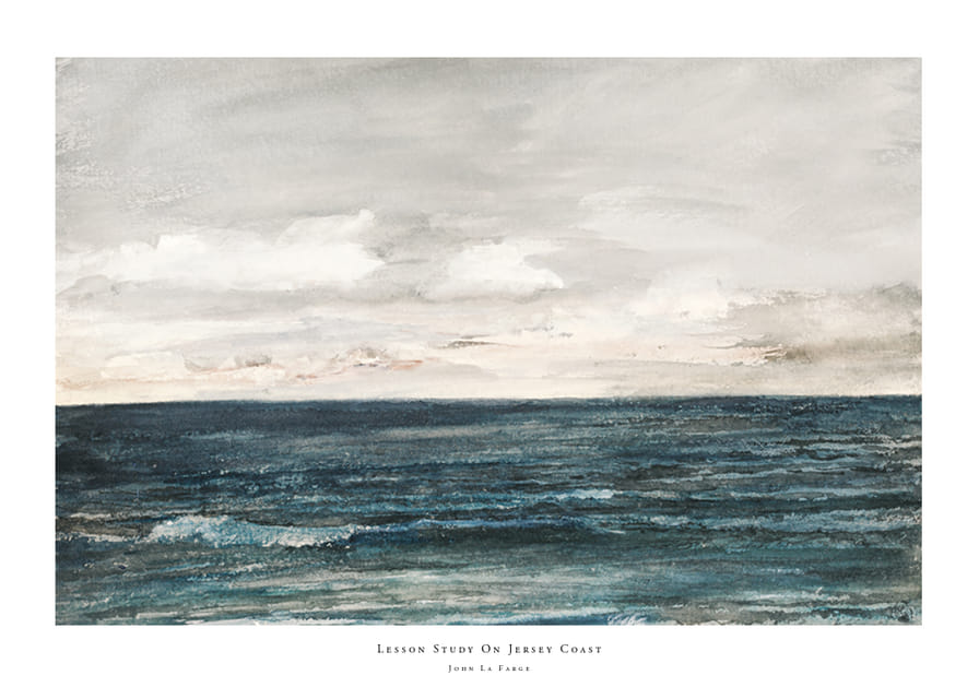 Lesson Study On Jersey Coast By John La Farge-12