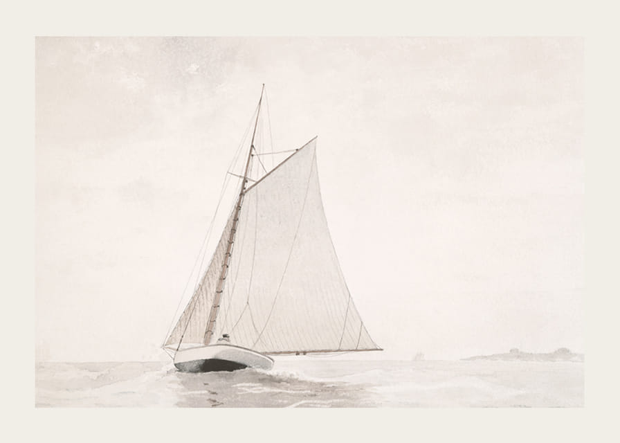 Sailing Off Gloucester By Winslow Homer-12
